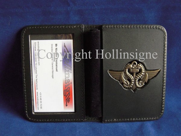 Badge holder for French Navy seal