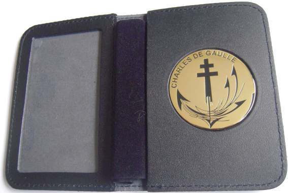 Badge holder book for French Navy  badge surface ship