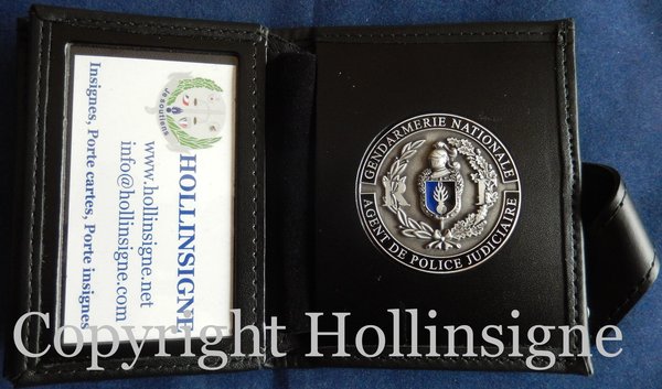 Portefeuille avec insigne Gendarmerie Nationale