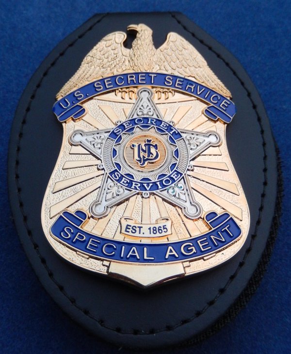 Porte insigne  clip Secret Service