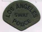 Ecusson LAPD Swat vert
