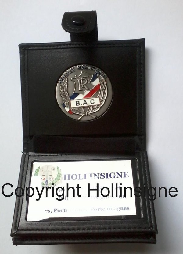 Badge holder for badge for  the french police
