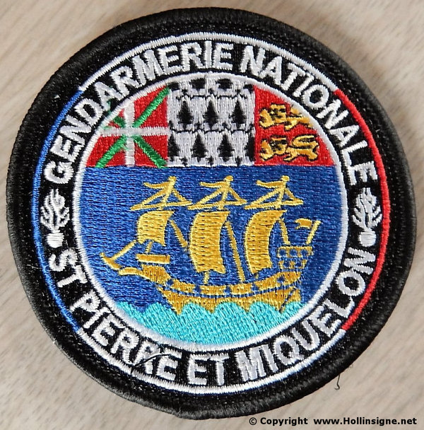 Patch  Ecusson gendarmerie "St Pierre et Miquelon"