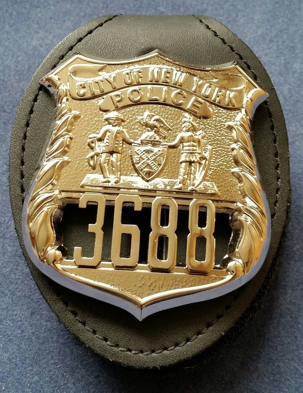 Porte insigne  clip  Police Officer NYPD