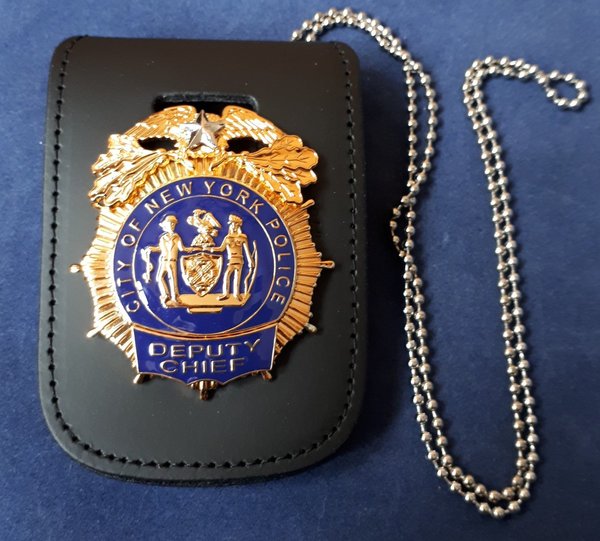 Porte insigne  tour de cou Deputy Chief NYPD.