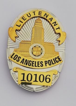 Insigne Lieutenant LAPD