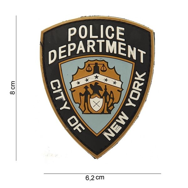 PATCH 3D PVC " POLICE DEPARTMENT " NYPD