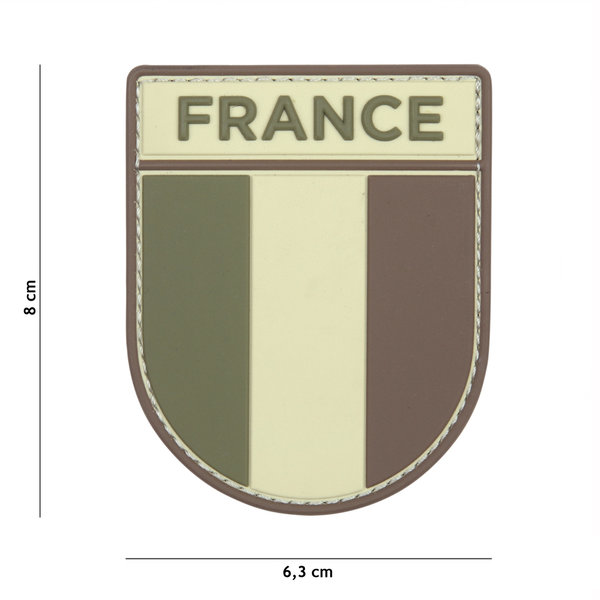 PATCH 3D PVC FRENCH ARMY WOODLAND