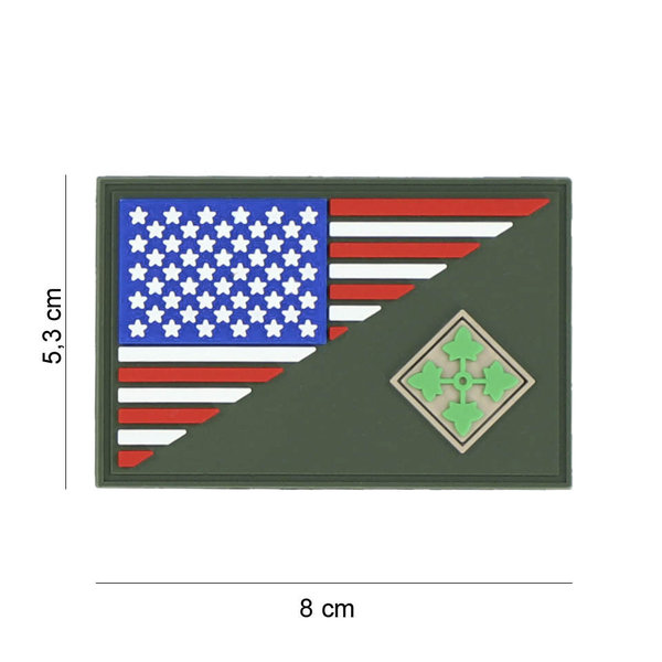 Patch 3D PVC 4th Infantry