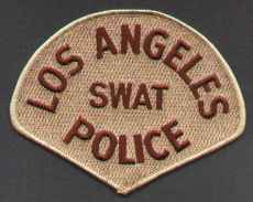 Ecusson LAPD Swat sable
