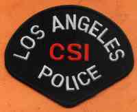 Ecusson LAPD  CSI