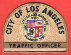 Ecusson LAPD Traffic Officer