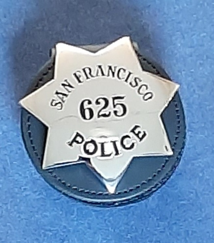 Port insigne clip et Insigne SFPD