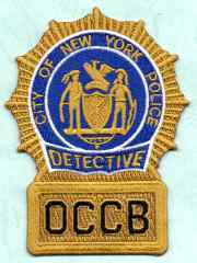 Ecusson NYPD Police Detective OCCB